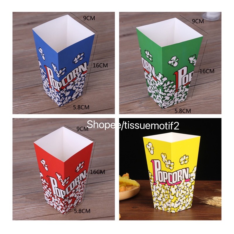 Dus popcorn/isi 25 pcs/pack/paper box