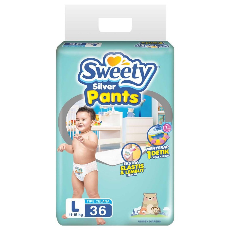 Sweety Silver Pants - L 36