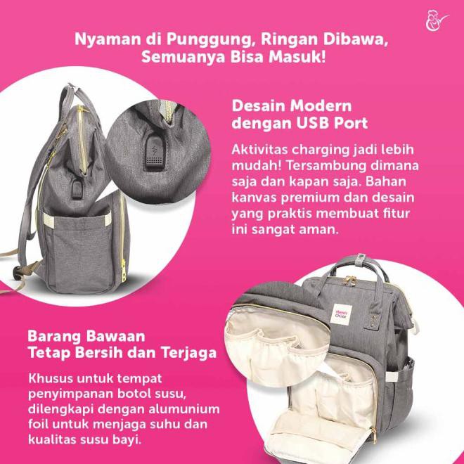 Mamas Choice Multi-Function Diaper Bag - Navy