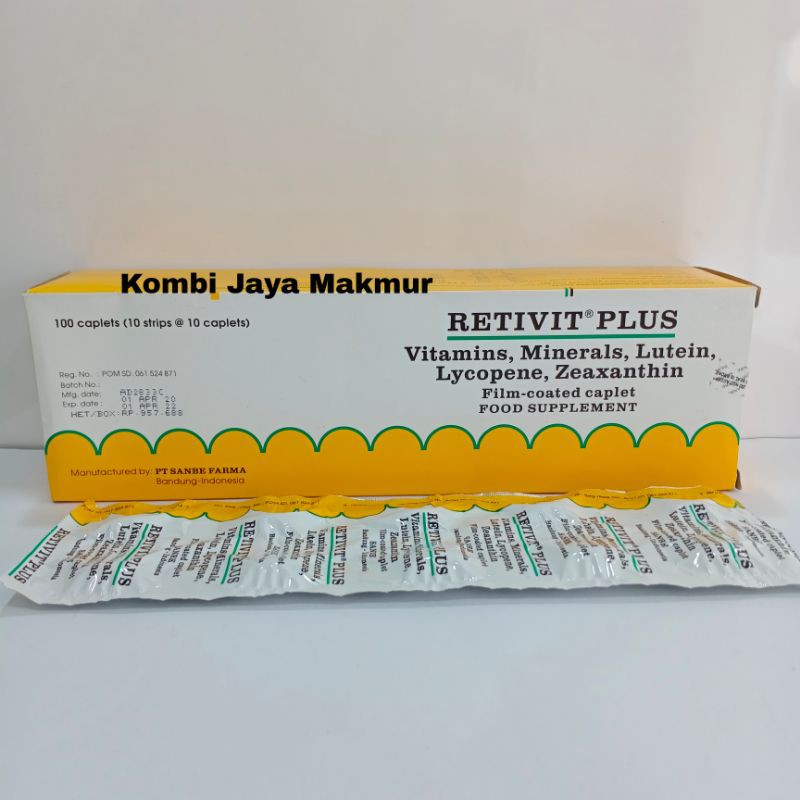 Retivit Plus suplemen makanan /strip @10tablet