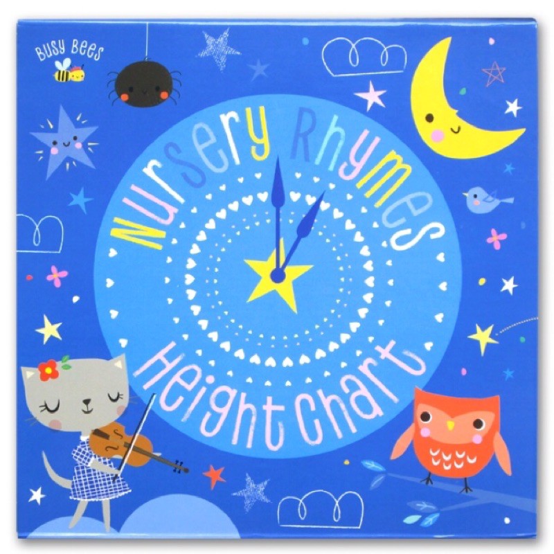 Busy Bees Nursery Rhymes Height Chart