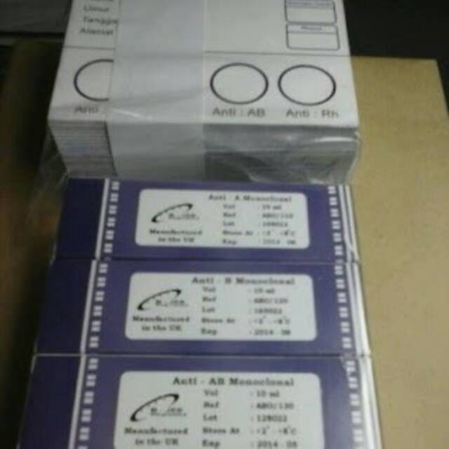Reagent Test Golongan Darah