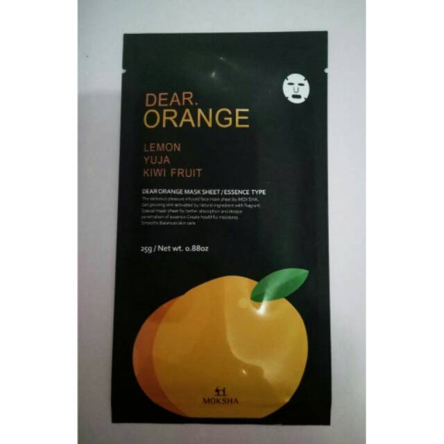 Mask Sheet Moksha Orange