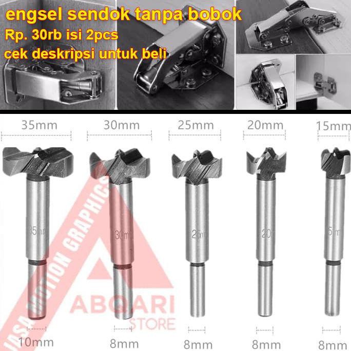 -READY- FORSTNER BIT SET MATA BOR ENGSEL SENDOK 5PCS
