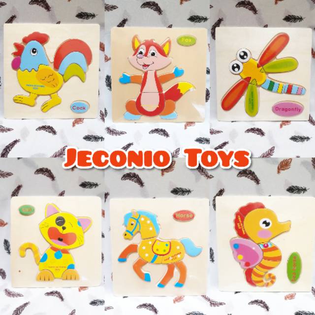 Puzzle 3d hewan part1