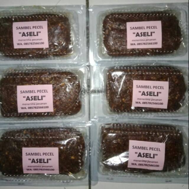 Sambel pecel ASELI