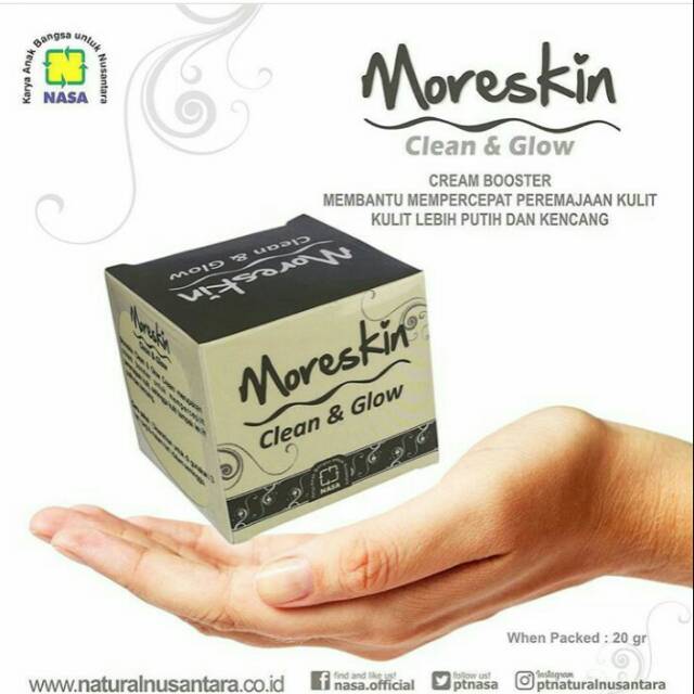 Moreskin clean&glow cream