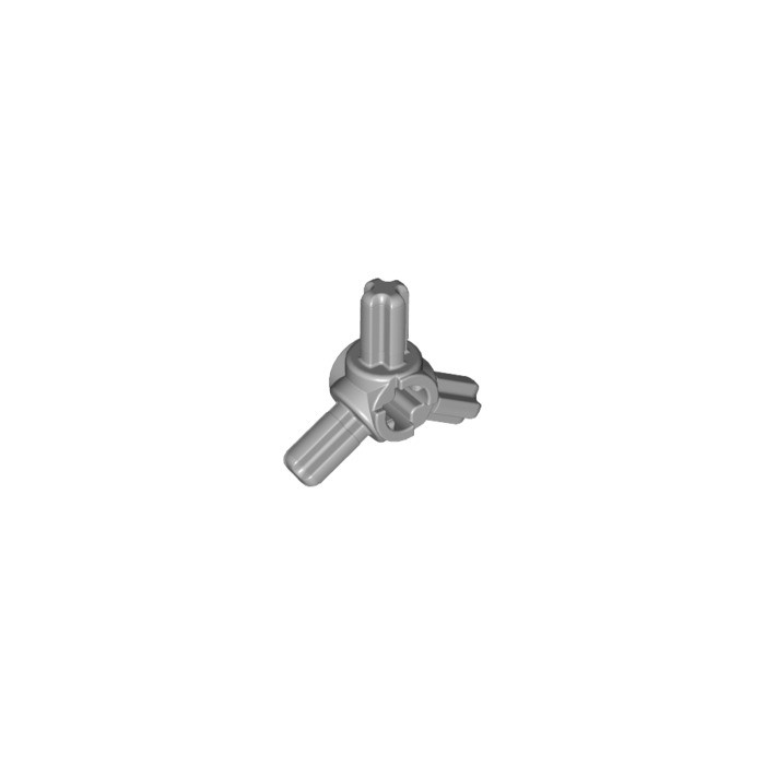 Lego 3-spoke angular block, 3x120º, grey 4502595