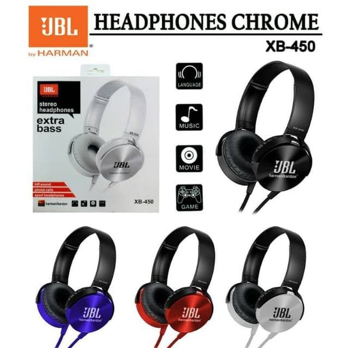 [BISA COD] Headphone Chrome XB 450