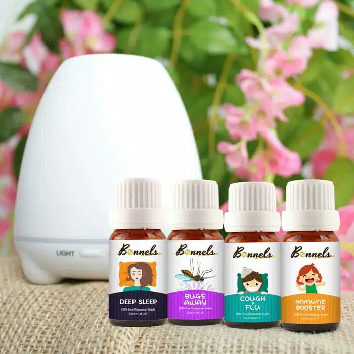 PAKET MURAH  DIFFUSER + 2 BONNELS ESSENTIAL OILS