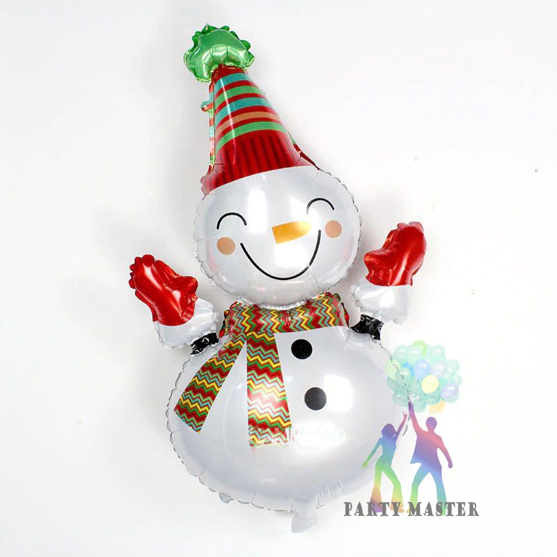 PartyMaster Balon Foil Snowman Hat