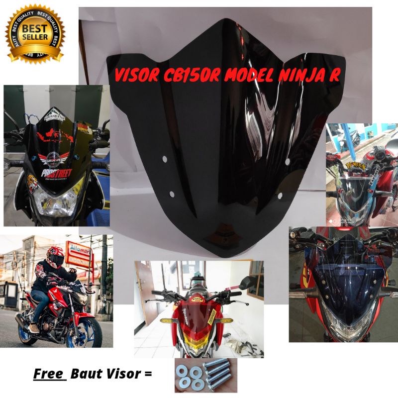 VISOR CB150R /MEGAPRO/VERZA MODEL NINJA R
