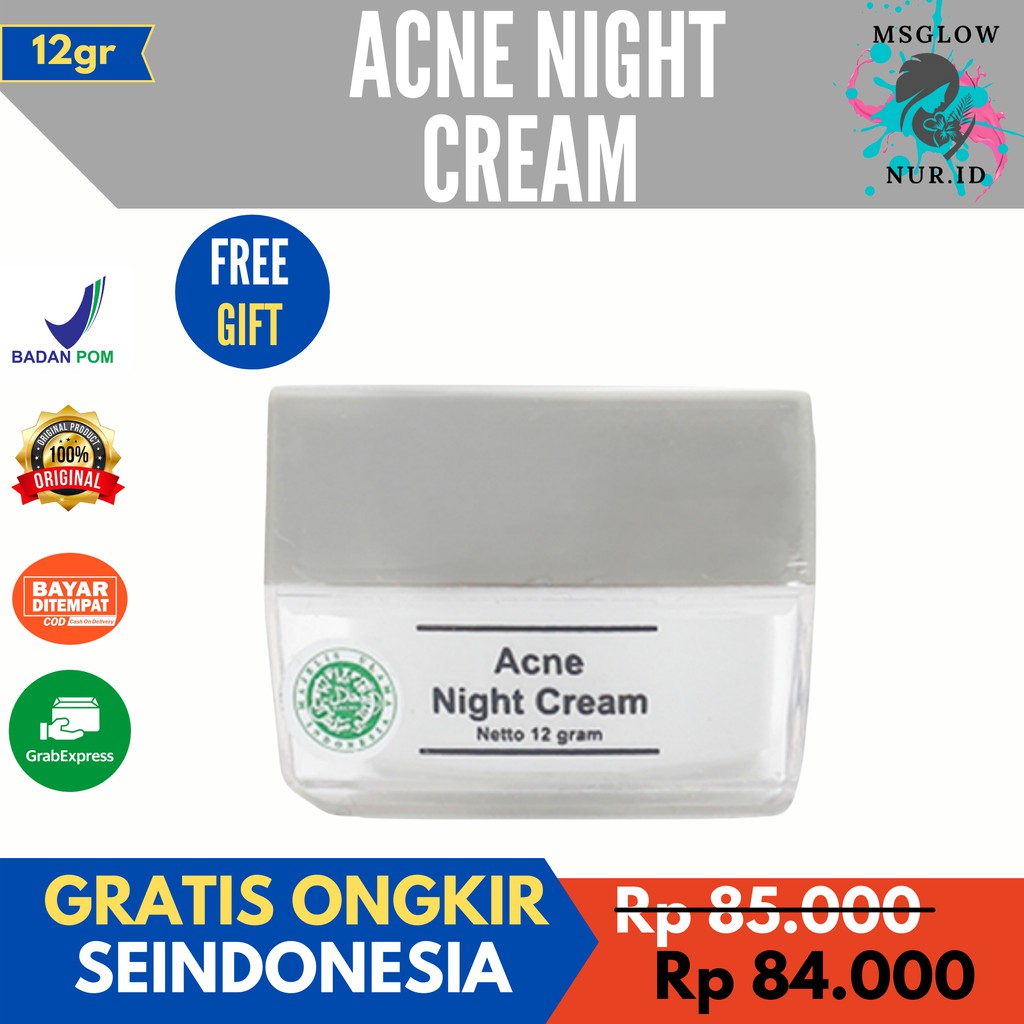 MS GLOW ACNE NIGHT CREAM