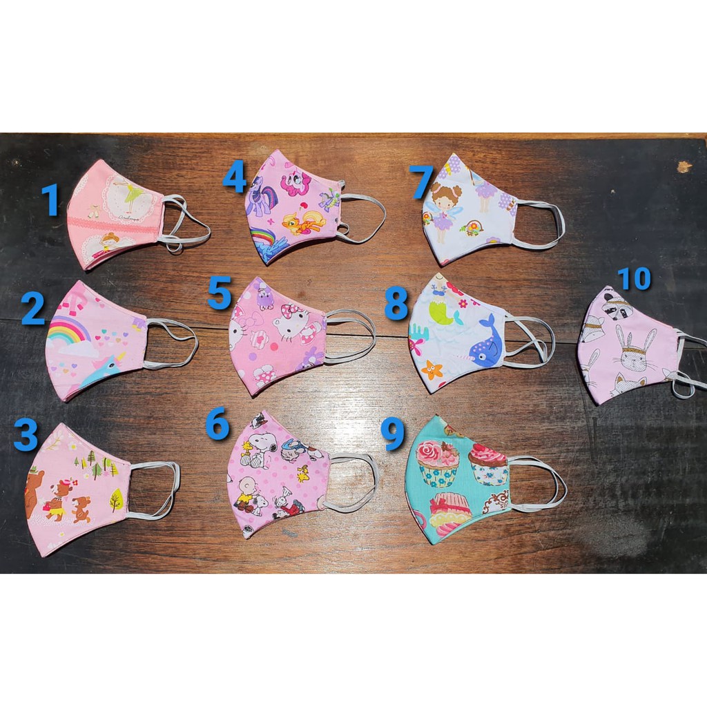 Masker anak karakter