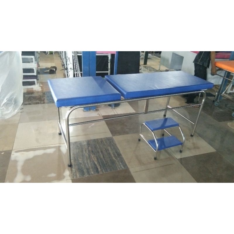 Bed periksa pasien pipa stainless