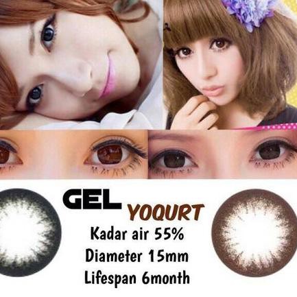 IPD SOFTLENS GEL YOGURT BLACK/CHOCO NORMAL !!