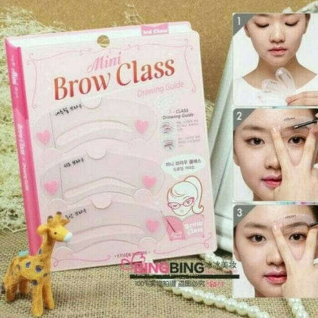 Mini brow Class / cetakan alis isi 3 pcs