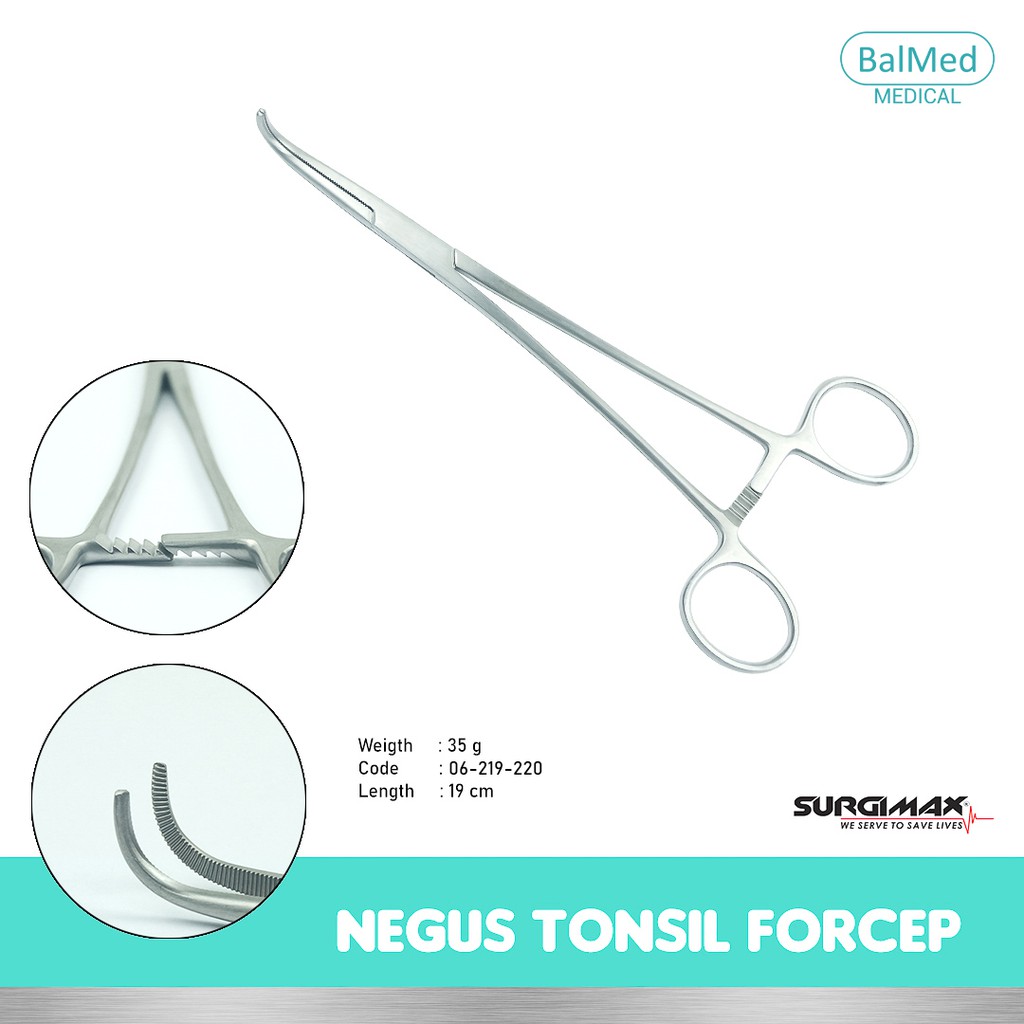 Surgimax Negus Tonsil Forcep