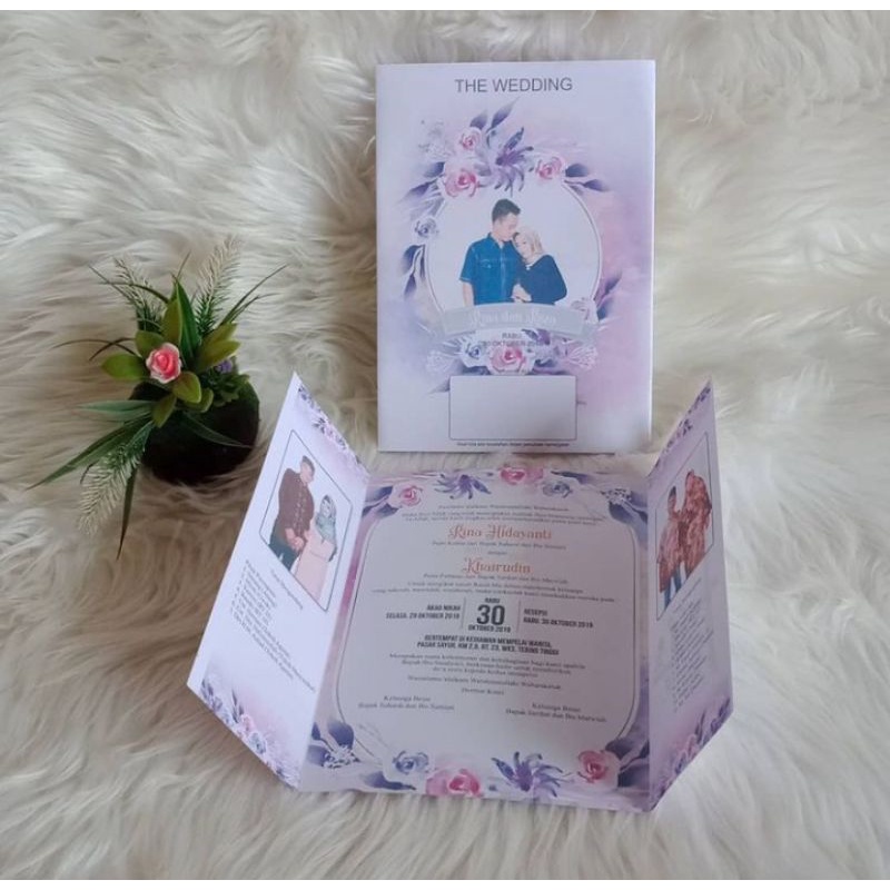undangan custom bahan jasmin