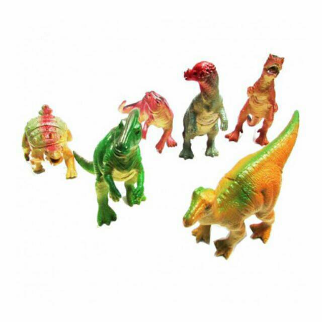 Dinosaurus Karet 6 pcs
