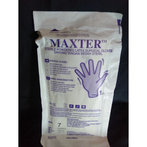 Maxter Sarung Tangan Bedah