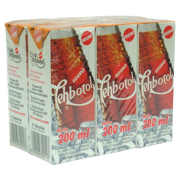 Teh Botol Ktk 200 Ml Bd 6