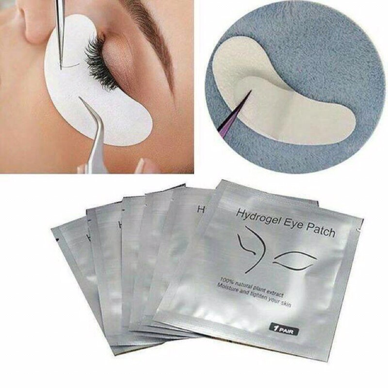 Eyepatch hydrogel for eyelash extension
