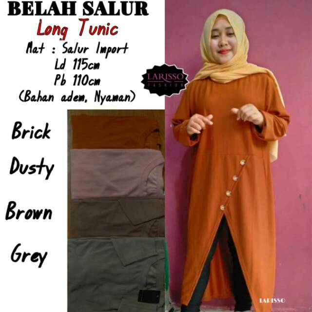 Belah Salur Long Tunic
