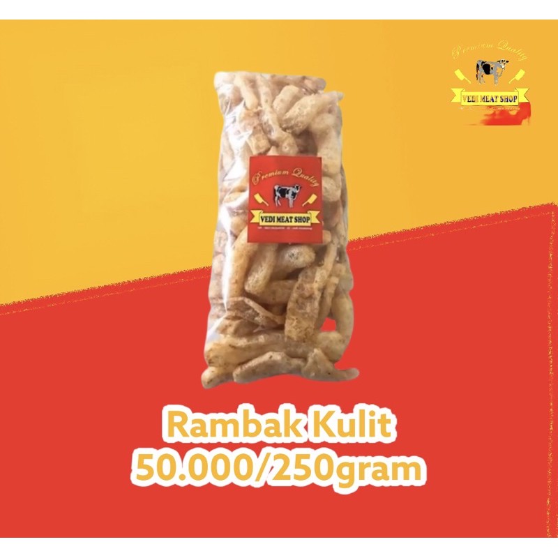 Rambak Kulit Sapi Siap Makan