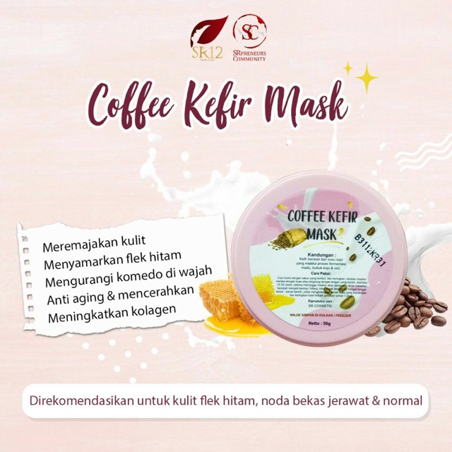 Coffee kefir mask SR12