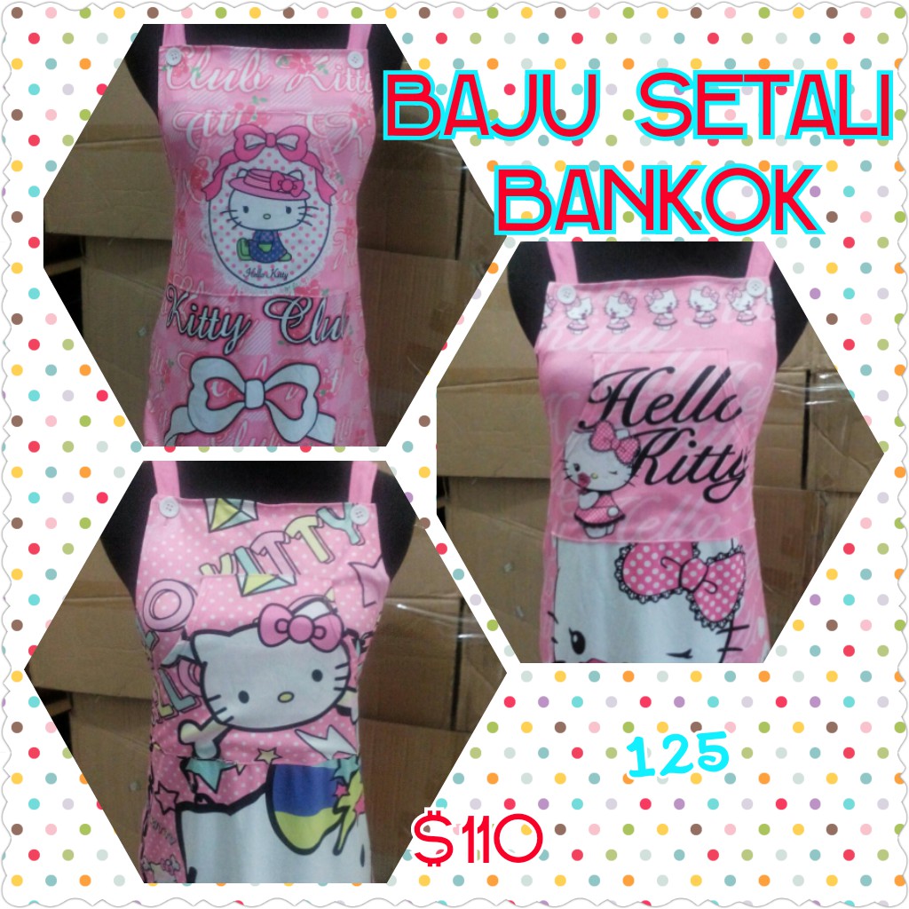 BAJU SETALI HELLO KITTY BANGKOK