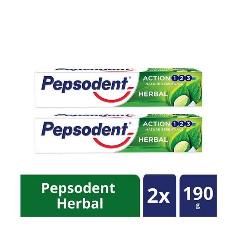 PepsodentHerbal2x190gr
