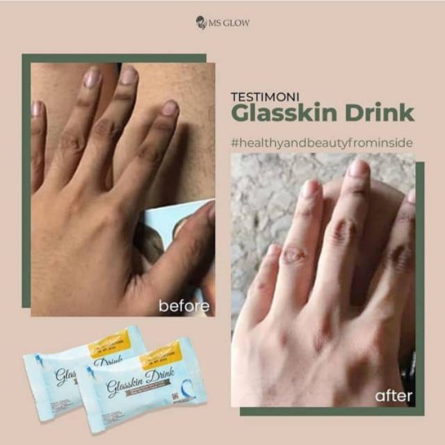 Glasskin drink MSGLOW