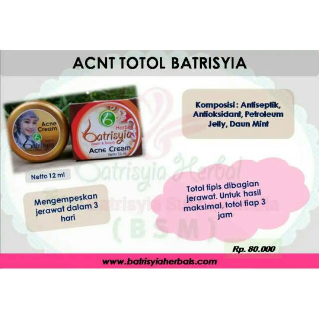 Acne Totol Batrisyia