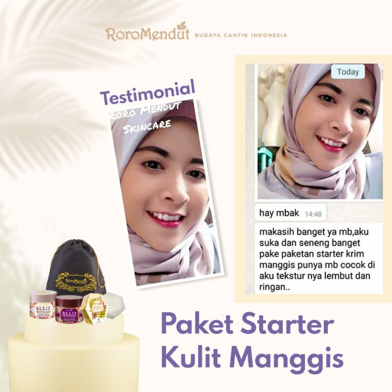 Roromendut Paket Starter Kulit Manggis