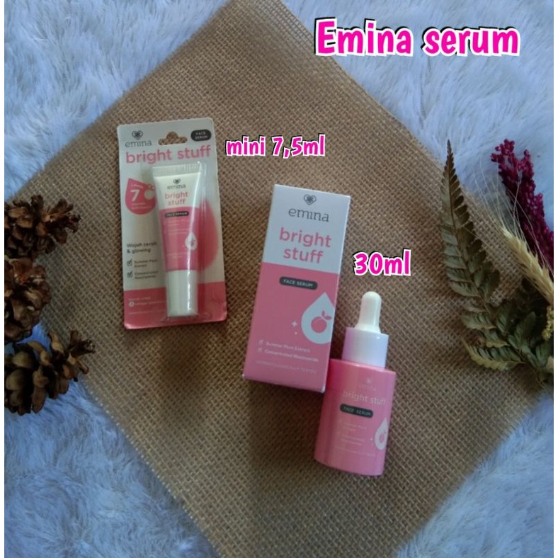 Emina bright stuff face serum