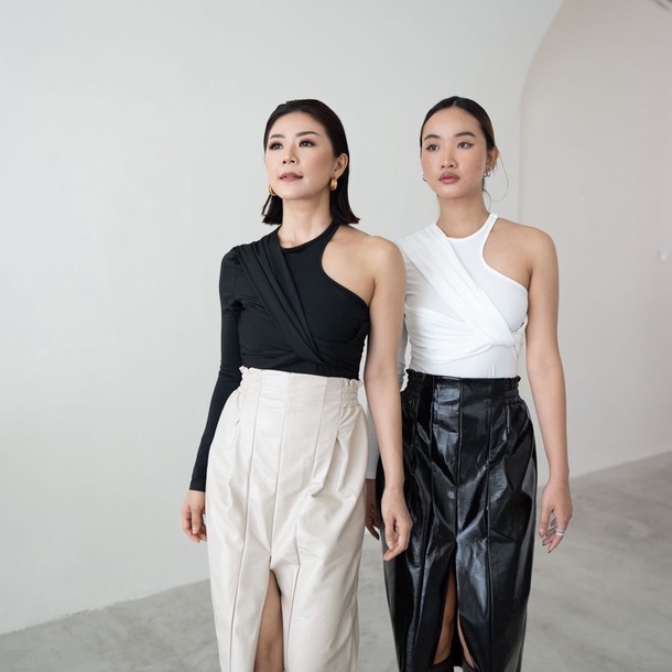 CALIN -Monochrome Top