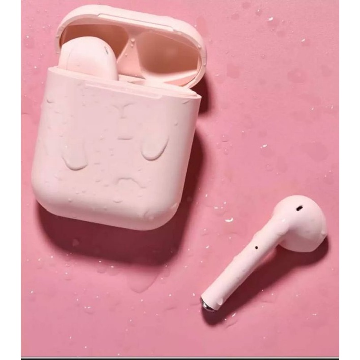 Headset bluetooth i12 macaron full bass