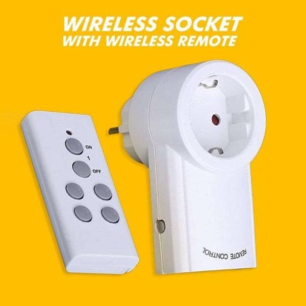 Jual Wireless Socket / Steker 433 MHZ, Remote Control Murah