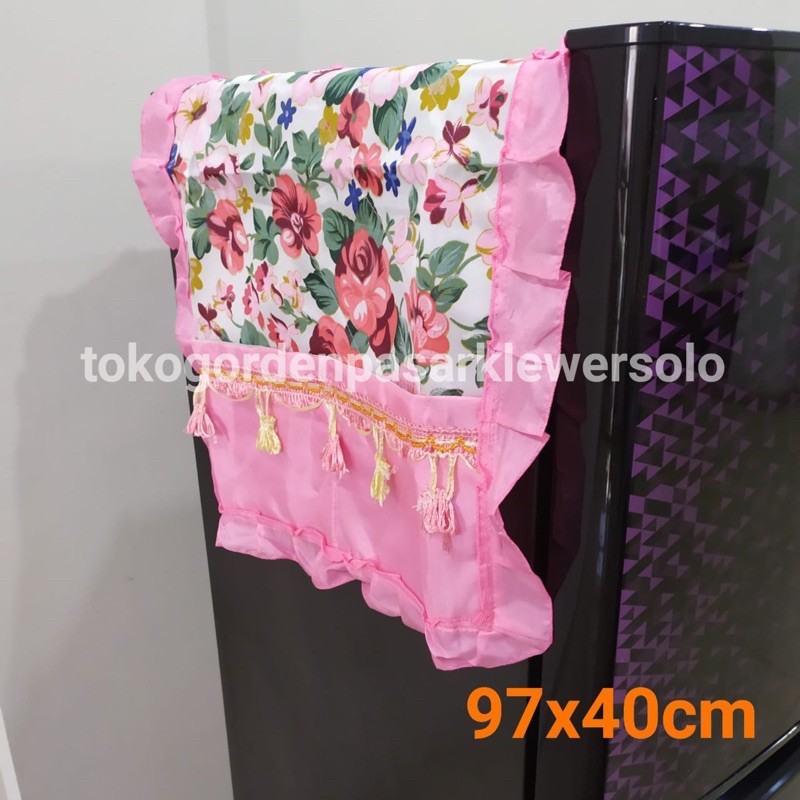 TUTUP KULKAS MOTIF BUNGA