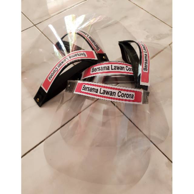 FACE SHIELD DEWASA BISA BUKA TUTUP
