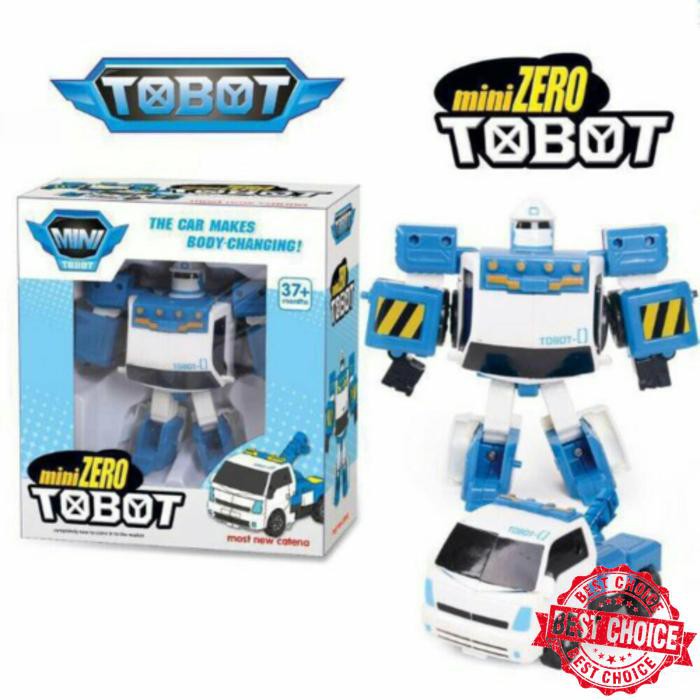 S4allleee TOBOT MINI ZERO TRANSFORM ROBOCAR MAINAN ANAK Terb4ruuu!!!