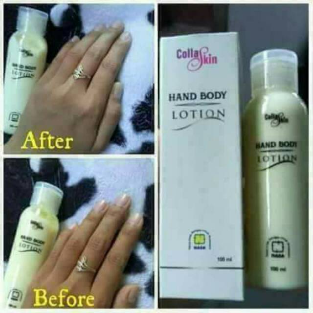 Collagen hand body lotion