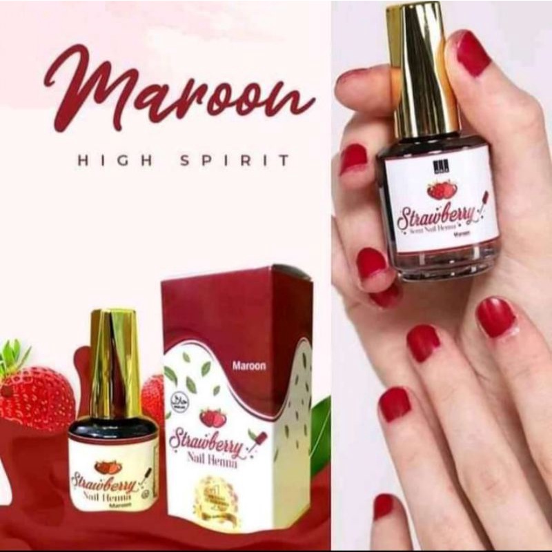 Strawberry Nail Henna