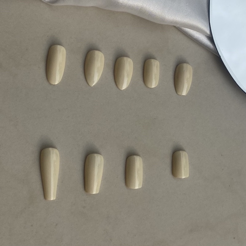 Basic Color Press On Nails