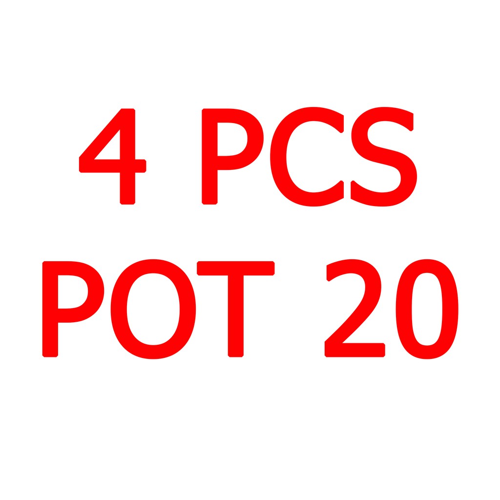 4 PCS SABUN POT20