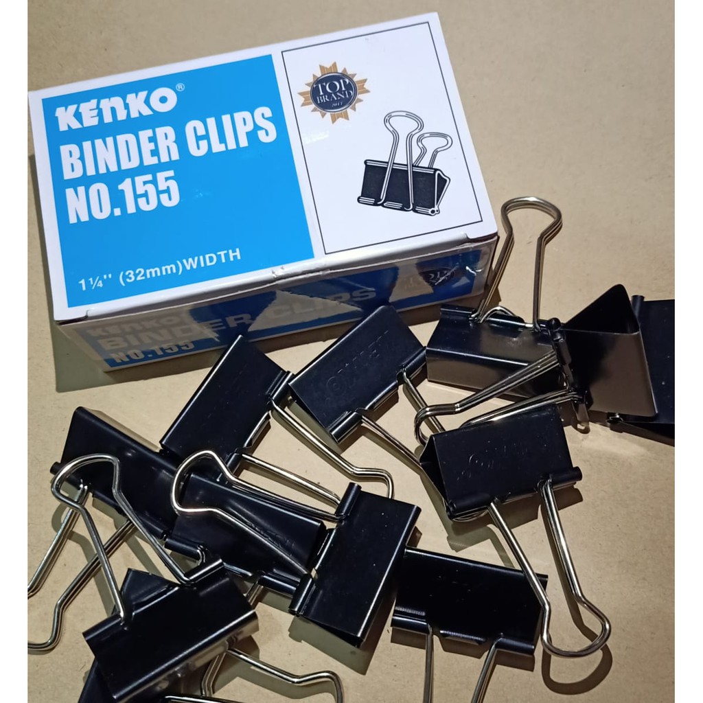 (PAK) BINDER CLIPS KENKO NO.155