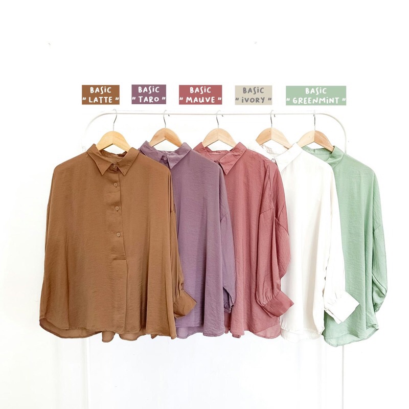 Basic Oversize Blouse by ELSIRE