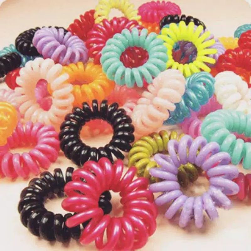 Kuncir rambut spiral MINI