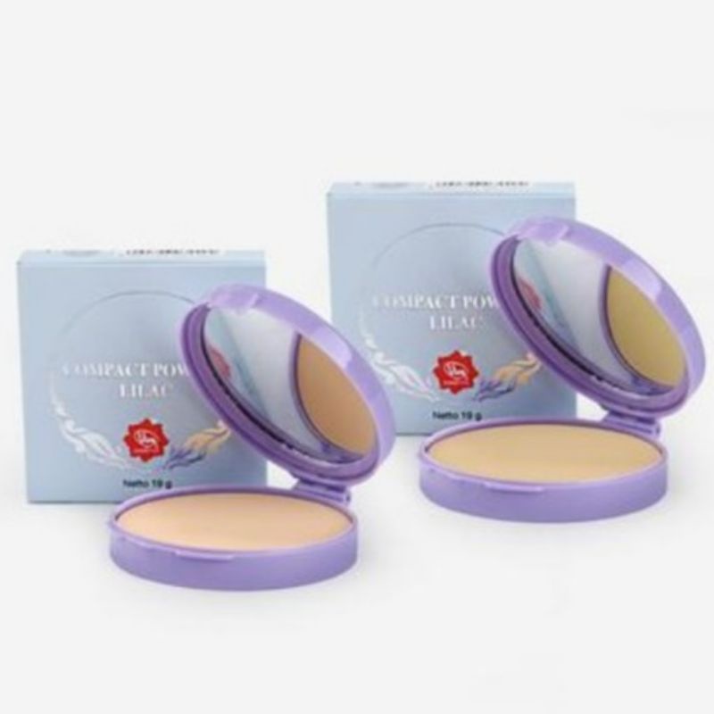 COMPACT POWDER LILAC(UNGU) BPOM#COD#